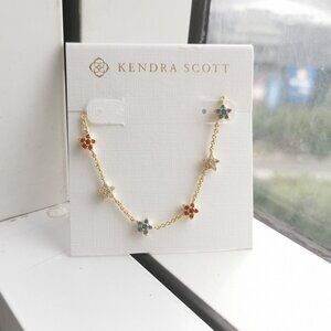 Kendra Scott Sierra Star Gold Strand Necklace | Crystal